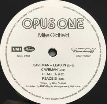 LP Mike Oldfield: Opus One LTD