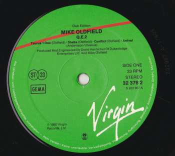 LP Mike Oldfield: QE2