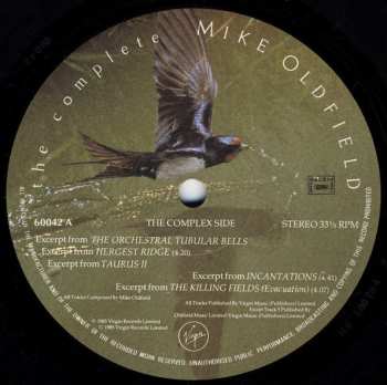 2LP Mike Oldfield: The Complete Mike Oldfield