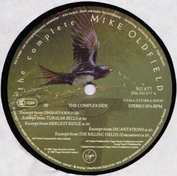 2LP Mike Oldfield: The Complete Mike Oldfield