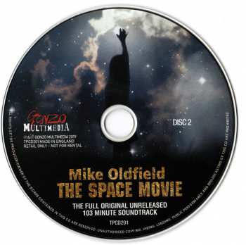 2CD Mike Oldfield: The Space Movie (The Full Original Unreleased 103 Minute Soundtrack)