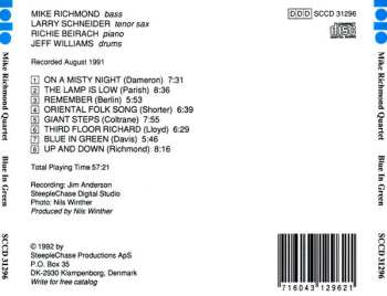 CD Mike Richmond Quartet: Blue In Green