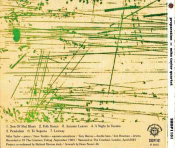 CD Mike Taylor Quartet: Preparation