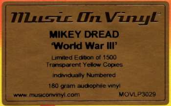 LP Mikey Dread: World War III CLR | LTD | NUM