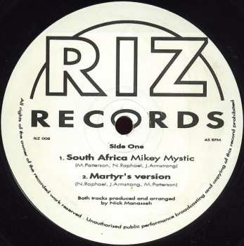 LP Mikey Mystic: South Africa / SoulJah
