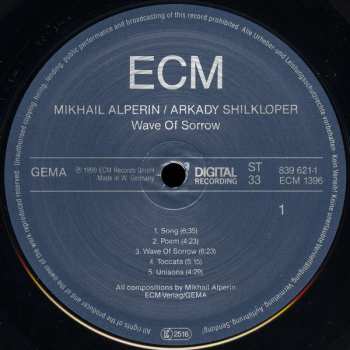 LP Mikhail Alperin: Wave Of Sorrow