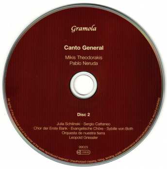 CD Mikis Theodorakis: Canto General