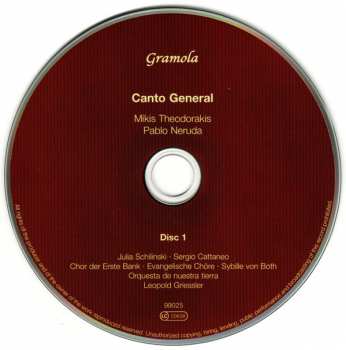 CD Mikis Theodorakis: Canto General