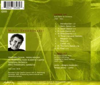 CD Mikis Theodorakis: Carnaval; Raven 