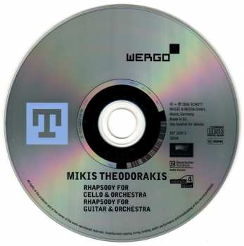 CD Mikis Theodorakis: Rhapsodies For Cello And Guitar