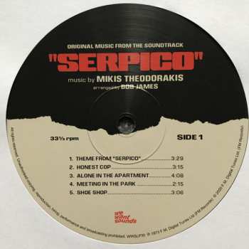 LP Mikis Theodorakis: Serpico (Original Music From The Soundtrack)