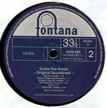 LP Mikis Theodorakis: Zorba The Greek - Original Soundtrack -