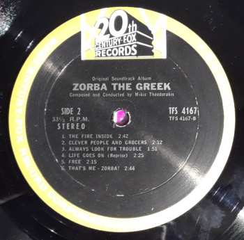 LP Mikis Theodorakis: Zorba The Greek (Original Soundtrack)