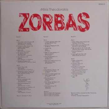 3LP/Doos Mikis Theodorakis: Zorbas