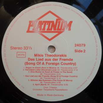 3LP/Doos Mikis Theodorakis: Zorbas