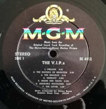 LP Miklós Rózsa: The V.I.P.s (The Original Score From The Motion Picture)