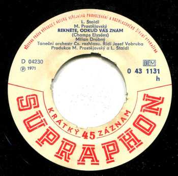 SP Milan Drobný: Nejsem Harlekýn / Řekněte, Odkud Vás Znám