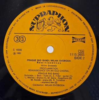 LP Prague Big Band: Reminiscences