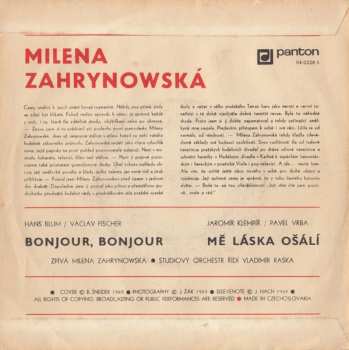 SP Milena Zahrynowská: Bonjour, Bonjour / Mě Láska Ošálí