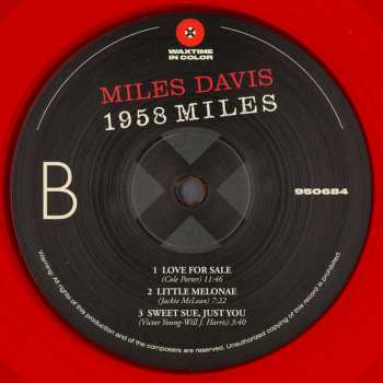 LP Miles Davis: 1958 Miles LTD | CLR
