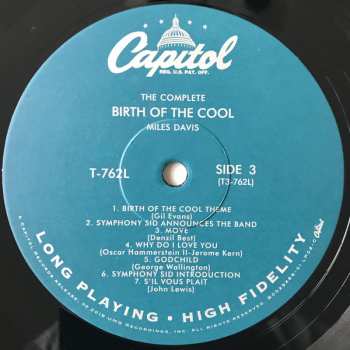 2LP Miles Davis: The Complete Birth Of The Cool LTD