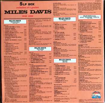 5LP/Doos Miles Davis: Evolution Of A Genius 1945-1958