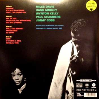 2LP Miles Davis: In Person Friday And Saturday Nights At The Blackhawk, San Francisco LTD