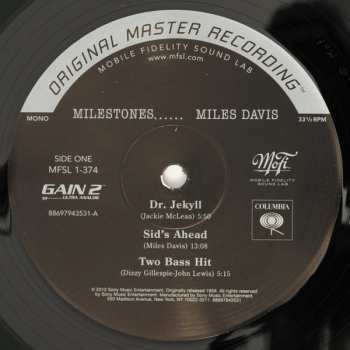LP Miles Davis: Milestones LTD | NUM