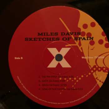 LP Miles Davis: Sketches Of Spain LTD