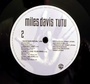2LP Miles Davis: Tutu DLX