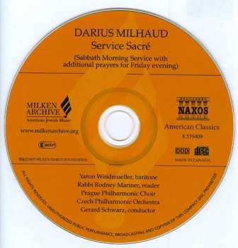 CD The Czech Philharmonic Orchestra: Service Sacré