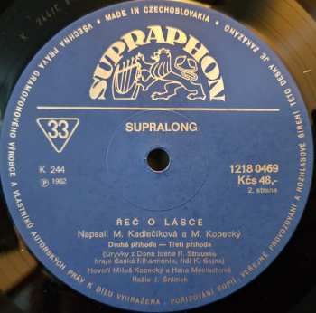LP Miloš Kopecký: Řeč O Lásce