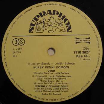 LP Miloslav Šimek: Kursy První Pomoci