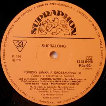 LP Miloslav Šimek: Povídky Šimka A Grossmanna (2)