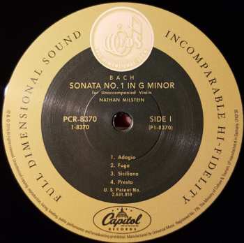 3LP/Doos Johann Sebastian Bach: Partitas And Sonatas For Unaccompanied Violin