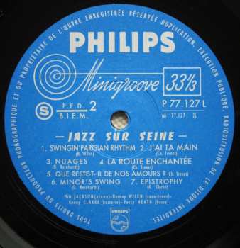 LP Kenny Clarke: Jazz Sur Seine LTD