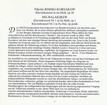 CD Nikolai Rimsky-Korsakov: Piano Concerto No 1 In F Sharp Minor, Piano Concerto No 2 In E Flat Major / Piano Concerto In C Sharp Minor, Op 30