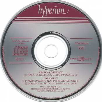 CD Nikolai Rimsky-Korsakov: Piano Concerto No 1 In F Sharp Minor, Piano Concerto No 2 In E Flat Major / Piano Concerto In C Sharp Minor, Op 30