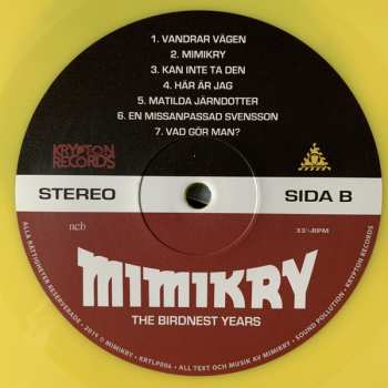 LP Mimikry: The Birdnest Years CLR
