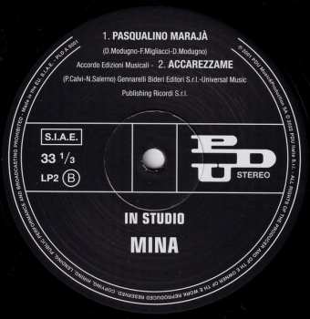 2LP Mina: Mina In Studio 2001 - 2021