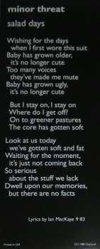 SP Minor Threat: Salad Days