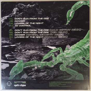 LP Minuit Machine: Don't Run From The Fire (Remix Edition) CLR | LTD