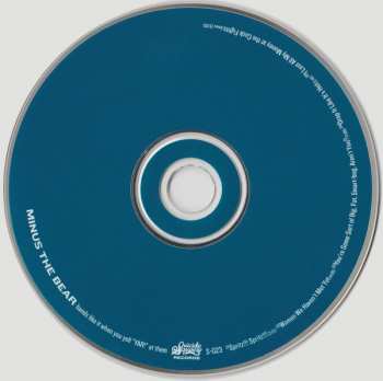 CD Minus The Bear: Bands Like It When You Yell "YAR!" At Them