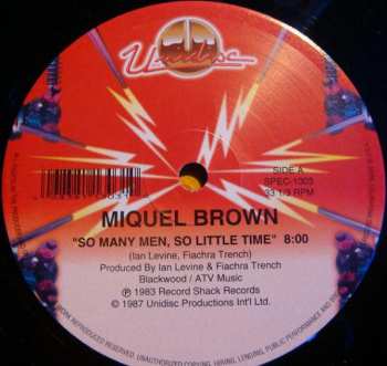 LP Miquel Brown: So Many Men, So Little Time