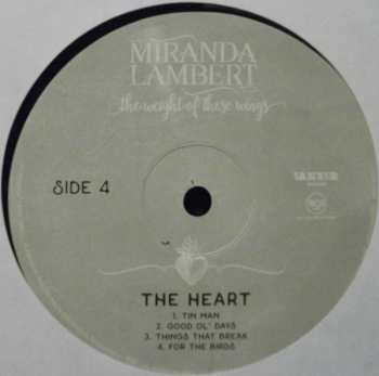 3LP Miranda Lambert: The Weight Of These Wings