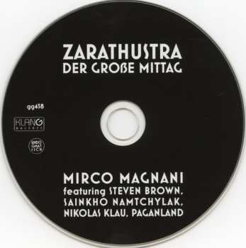 CD Sainkho: Zarathustra Der Große Mittag
