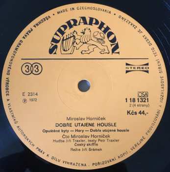 2LP Miroslav Horníček: Dobře Utajené Housle