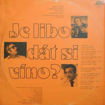 LP Miroslav Horníček: Je Libo Dát Si Víno?