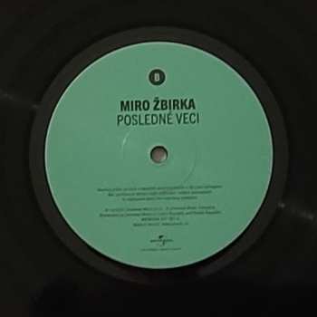LP Miroslav Žbirka: Posledné veci
