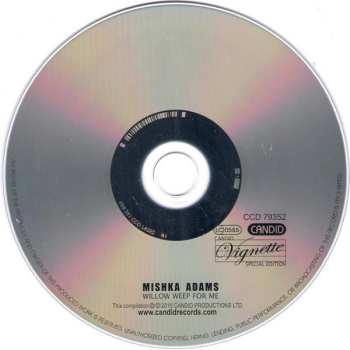 CD Mishka Adams: Willow Weep For Me